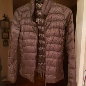 Women's Gray Puffer Jacket